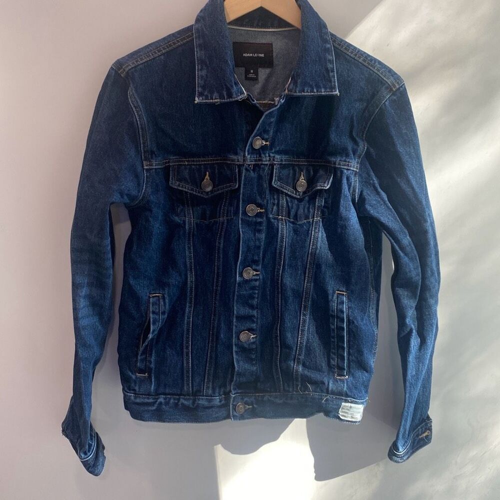 Adam Levine Mens Classic Denim Jacket Medium